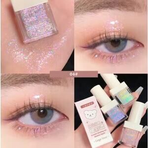 Crystal Glitter Eye Gel – Shade 04# Grape Bear | Iridescent Pink-Lavender